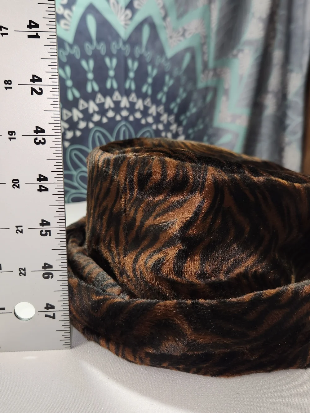 ⭐️Brown Fluffy Animal Print Bucket Hat 90s Festival Y2K Retro Streetwear